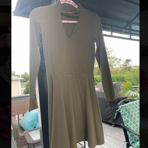 Army green dress